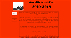Desktop Screenshot of maxvillemusicfest.ca